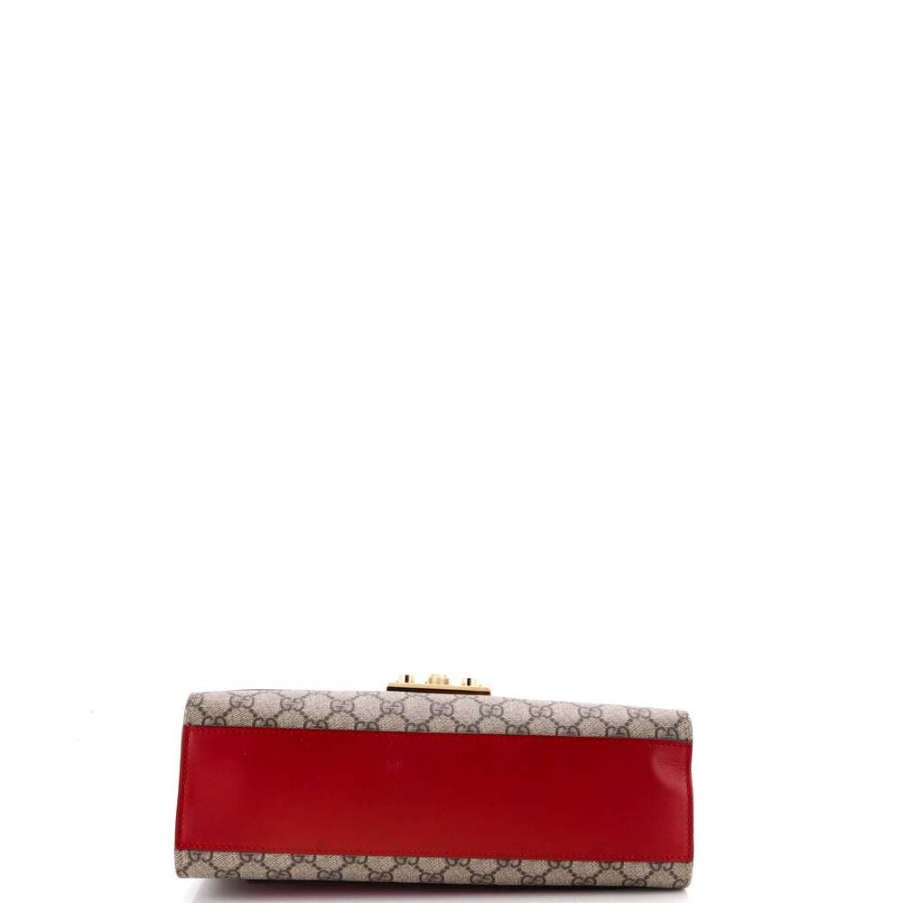 Gucci Padlock Shoulder Bag Gg Coated #324402G13B - Picture 4 of 7